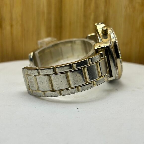 XOXO Women’s Gold-Tone Chronograph-Style Watch Crystal Accented Bezel - Picture 4 of 4